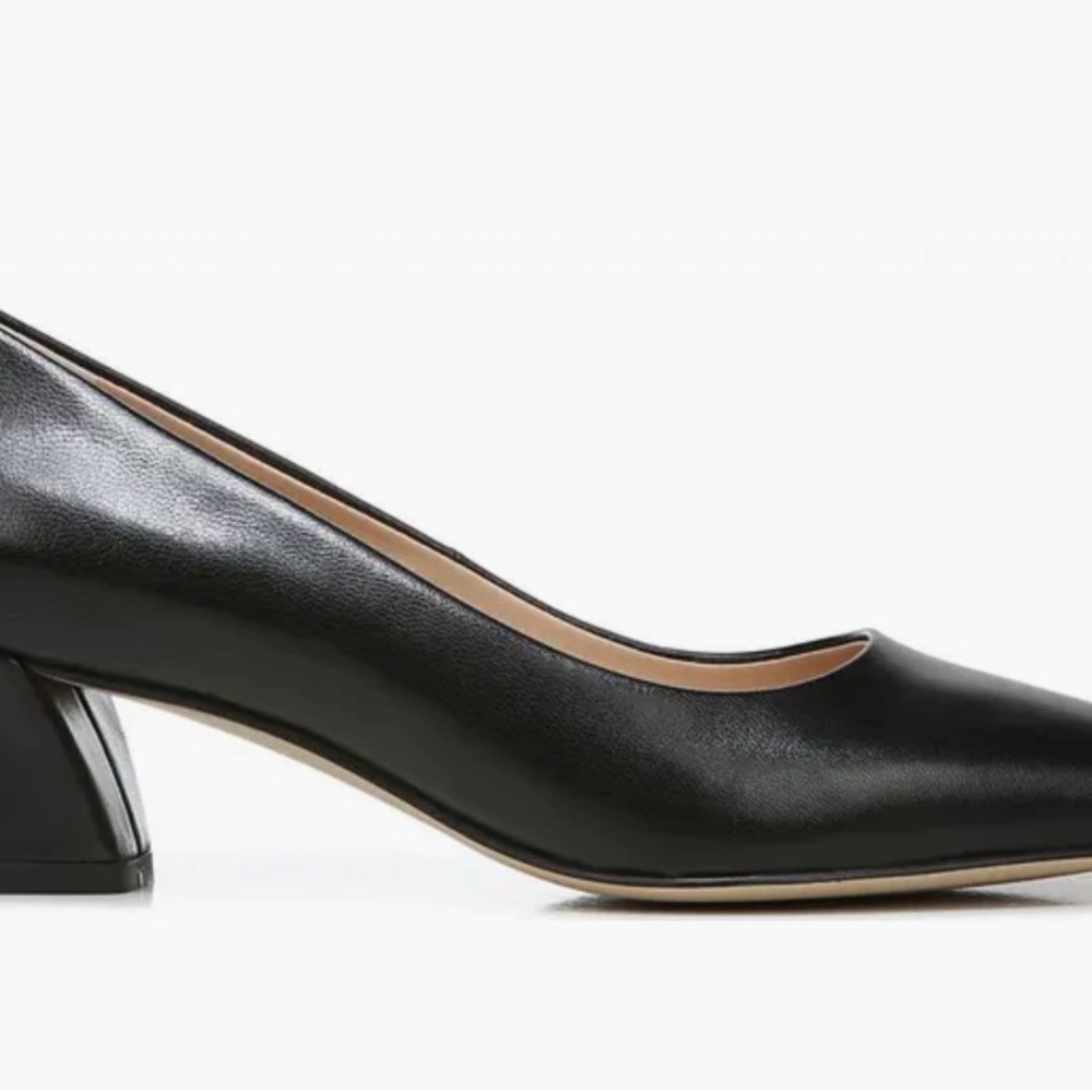 Franco Sarto Jesslyn Leather Block Heel Pumps -9